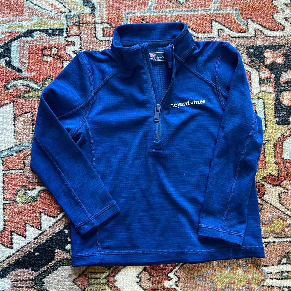 Vineyard Vines, 3T, quarter zip, blue
